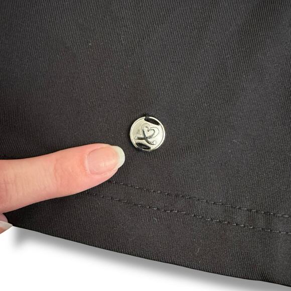 Daily Sports Golf Polo Shirt Women’s XL Black White Geometric Print Short Sleeve - Picture 6 of 11